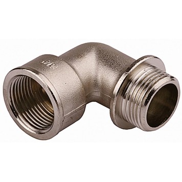 51072-G/S-3/4 | Уголок с упором, никелированная латунь, г/ш, 3/4", GENERAL FITTINGS-0