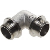 Уголок с упором, никелированная латунь, ш/ш, 3/4", GENERAL FITTINGS 51072-S/S-3/4