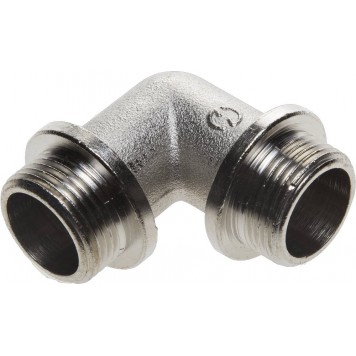 51072-S/S-3/4 | Уголок с упором, никелированная латунь, ш/ш, 3/4", GENERAL FITTINGS-0