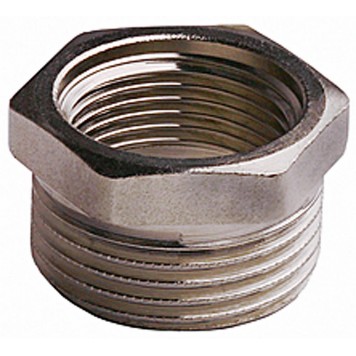 51081-1/2-3/8 | Футорка никелированная латунь, 1/2" х 3/8", GENERAL FITTINGS-0