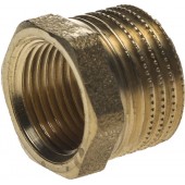 Футорка латунь, 1/2" х 3/8", GENERAL FITTINGS 51082-1/2-3/8