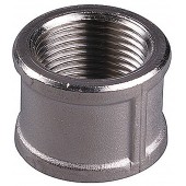 Муфта никелированная латунь, 1/2", GENERAL FITTINGS 51091-1/2