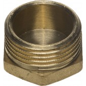 Заглушка латунь, 6-ти гранная головка, наружная резьба, 1", GENERAL FITTINGS 51098-S-1