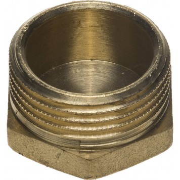 51098-S-1 | Заглушка латунь, 6-ти гранная головка, наружная резьба, 1", GENERAL FITTINGS-0