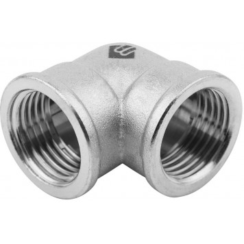 51271-G/G-1/2 | Уголок никелированная латунь, г/г, 1/2", ЗУБР ЭКСПЕРТ-0