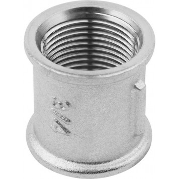 51291-3/4 | Муфта никелированная латунь, 3/4", ЗУБР ЭКСПЕРТ-0