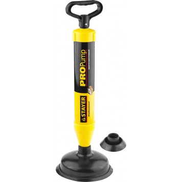 51925 | Вантуз вакуумный PROPump, с двумя адаптерами, STAYER PROFESSIONAL-0