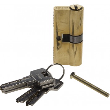 52105-70-1 | Механизм цилиндровый, повышенной защищенности, тип "ключ-ключ", цвет латунь, 6-PIN, 70мм, ЗУБР ЭКСПЕРТ-0