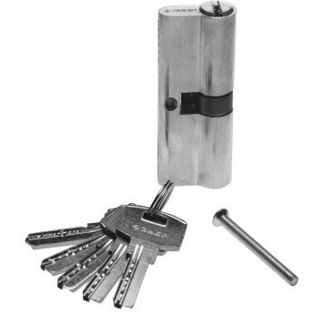 52105-90-2 | Механизм цилиндровый, повышенной защищенности, тип "ключ-ключ", цвет хром, 6-PIN, 90мм, ЗУБР ЭКСПЕРТ-0