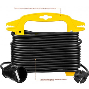 55014-10_z01 | Удлинитель на рамке "MF 207", 10 м, 2200 Вт, 1 гнездо, ПВС 2х0,75 мм2, STAYER-5