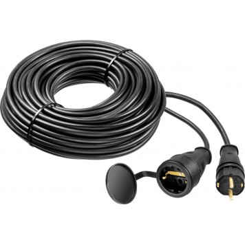 55017-30 | Удлинитель-шнур, 30 м, 4000 Вт, 1 гнездо, IP44, КГ 3х2,5 мм2, ЗУБР ПРОФЕССИОНАЛ-0