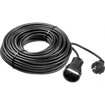 55023-50 | Удлинитель-шнур, 50 м, 2200 Вт, 1 гнездо, ПВС 2х0,75 мм2, ЗУБР МАСТЕР-0
