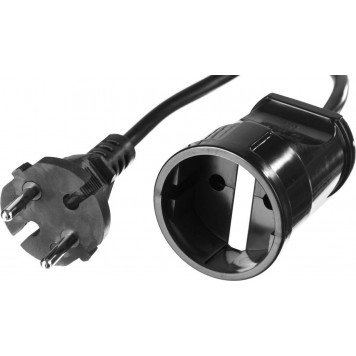 55023-50 | Удлинитель-шнур, 50 м, 2200 Вт, 1 гнездо, ПВС 2х0,75 мм2, ЗУБР МАСТЕР-5