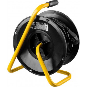 55073-40 | Удлинитель на катушке MS 207, 40 м, 2200 Вт, 4 гнезда, ПВС 2x0,75 мм2, STAYER-6