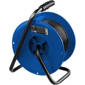 55081-40 | Удлинитель на катушке ПВС 315, 40 м, 3500 Вт, 4 гнезда, IP44, ПВС 3х1,5 кв мм, ЗУБР ПРОФЕССИОНАЛ-5