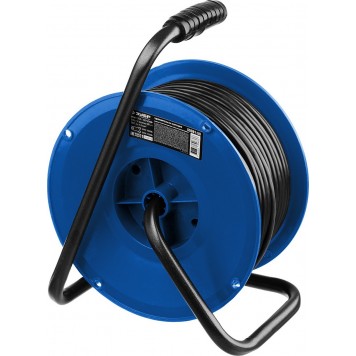 55081-50 | Удлинитель на катушке ПВС 315, 50 м, 3500 Вт, 4 гнезда, IP44, ПВС 3х1,5 кв мм, ЗУБР ПРОФЕССИОНАЛ-5