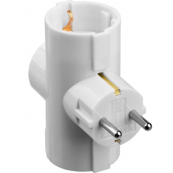 55093-3 | Разветвитель электрический, 3 гнезда, 16А/220В, STAYER MAXELECTRO-2