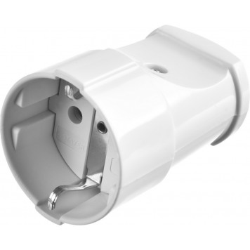 55180-W | Розетка электрическая, 16А/220В, с заземлением, белая, STAYER MAXELECTRO-0