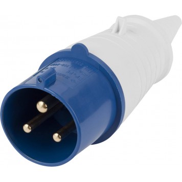 55250-032-3 | Вилка переносная, 32A, 250B, 6ч, ЗУБР МАСТЕР-0