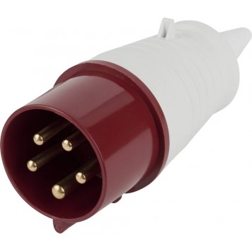 55250-032-5 | Вилка переносная, 32A, 400B, 6ч, ЗУБР МАСТЕР-0