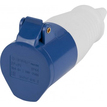 55252-016-3 | Розетка переносная, 16A, 250B, 6ч, ЗУБР МАСТЕР-0