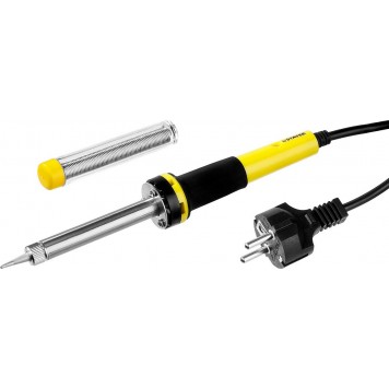 55300-40 | Паяльник PROTerm с двухкомпонентной рукояткой, в комплекте с припоем и подставкой, жало - конус, 40 Вт, STAYER PROFESSIONAL-0