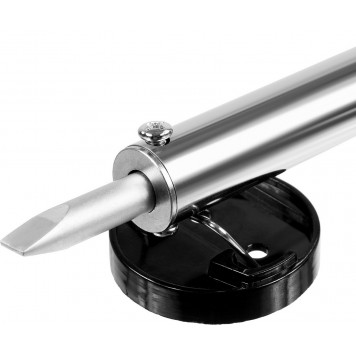 55300-80 | Паяльник с двухкомпонентной рукояткой и долговечным жалом, в комплекте (припой и подставка), 80 Вт, клин, STAYER PROFI-4