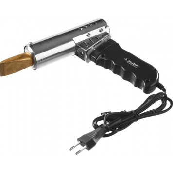 55302-500 | Паяльник с пластмассовой рукояткой и долговечным жалом, 500Вт, клин, ЗУБР ПРОФЕССИОНАЛ-0