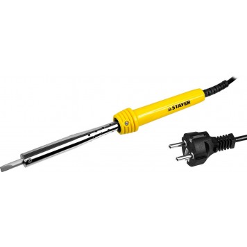 55305-80 | Паяльник с пластмассовой рукояткой и долговечным жалом, 80 Вт, клин, STAYER MASTER-0