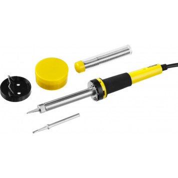 55312-40-H5 | Набор для паяльных работ PROTerm, паяльник 55300 + подставка + припой + жало сменное + канифоль, 40 Вт, STAYER PROFI-0