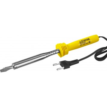 55330-80 | Паяльник с пластмассовой рукояткой и долговечным жалом, 80 Вт, клин, STAYER STANDARD-0