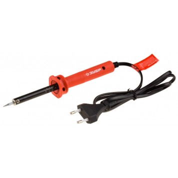 55400-40_z01 | Электропаяльник с пластиковой рукояткой и долговечным жалом, форма конус, 40Вт, ЗУБР МАСТЕР-0