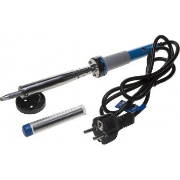 55402-100 | Электропаяльник 2-комп. рукоятка, жало "ДСС", форма клин, 100Вт, ЗУБР ЭКСПЕРТ-0