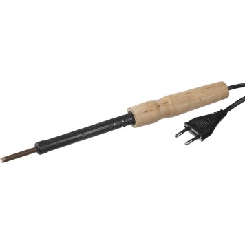 55407-65 | Электропаяльник с деревянной рукояткой, 65Вт, РОССИЯ-0