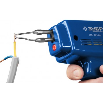 55412-H4_z01 | Импульсный паяльник в наборе, 2 сменных жала, канифоль, припой, 150Вт, ЗУБР ПРОФЕССИОНАЛ-9