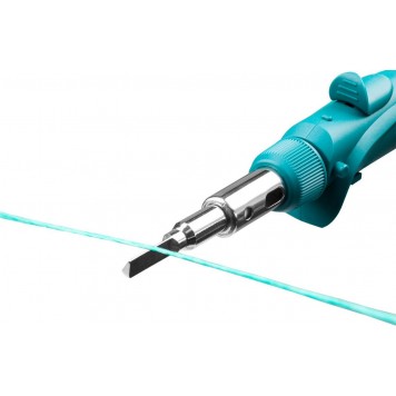 55503-H10 | Набор: Паяльник газовый, 3в1, пьезоподжиг, 5 насадок, припой, защитный колпачок, чистка жал, 1300С, KRAFTOOL PRO-19