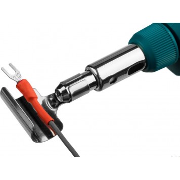 55503-H10 | Набор: Паяльник газовый, 3в1, пьезоподжиг, 5 насадок, припой, защитный колпачок, чистка жал, 1300С, KRAFTOOL PRO-20