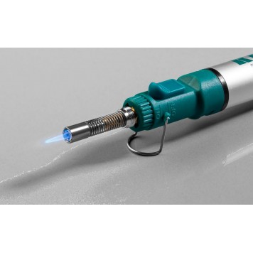 55504-H8 | Набор: Паяльник газовый, 3в1, регулировка пламени, 4 насадки, припой, чистка жал, 1300С, KRAFTOOL-7