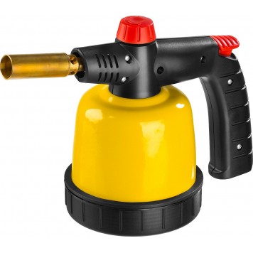 55590 | Паяльная лампа газовая на баллон, с пьезоподжигом, регулировка пламени, 1850С, STAYER MASTER-0