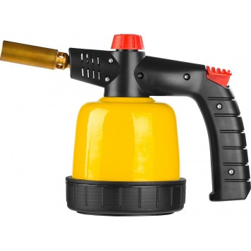 55590 | Паяльная лампа газовая на баллон, с пьезоподжигом, регулировка пламени, 1850С, STAYER MASTER-5