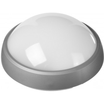 57362-100-S | Светильник PROLight светодиодный, влагозащищенный IP65, пластиковый корпус, PC, влагозащищенный, круг, металлик, 4000К, 12(100Вт), STAYER PROFI-0