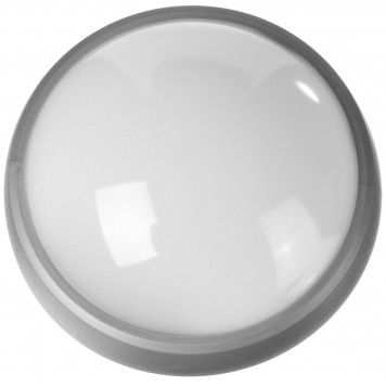 57362-100-S | Светильник PROLight светодиодный, влагозащищенный IP65, пластиковый корпус, PC, влагозащищенный, круг, металлик, 4000К, 12(100Вт), STAYER PROFI-5