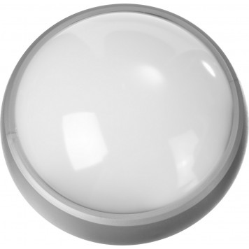 57364-100-S | Светильник PROLight светодиодный, влагозащищенный IP65, встроен сенсор, пластик корп, влагозащищ, круг, металлик, 4000К, 12(100Вт), STAYER PROFI-5