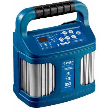 59305 | Зарядное устройство 6 В/12 В/24 В, 12 А, автомат, AGM, GEL, WET, ЗУБР ПРОФЕССИОНАЛ-0