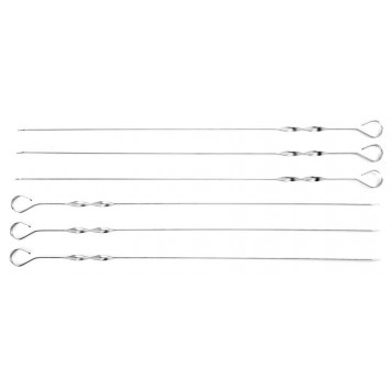 68331-60-H6 | Шампуры плоские, усиленные, нерж. сталь 2мм, длина 600мм, в блистере, 6шт, KRAFTOOL EXPERT-0