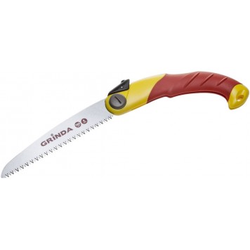 8-151881_z01 | Ножовка садовая, шаг зуба 4,0 мм (6 TPI), длина полотна 190 мм, 3-D заточка, складная, GRINDA-0