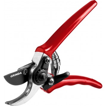 8-423000_z01 | Секатор мини, с алюминиевыми рукоятками, плоскостной, 152 мм, GRINDA G-44-2