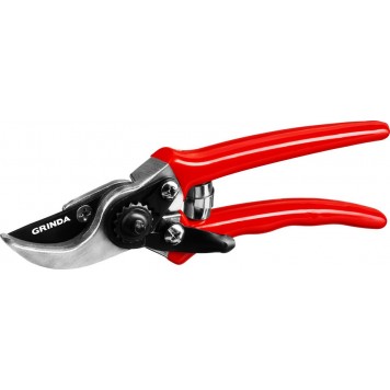 8-423000_z02 | Секатор мини, с алюминиевыми рукоятками, плоскостной, 152 мм, GRINDA G-44-0