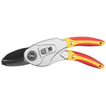 8-423031 | Секатор трансформер, 2 положения: плоскостной и контактный, с алюминиевыми рукоятками, 185мм, GRINDA-0