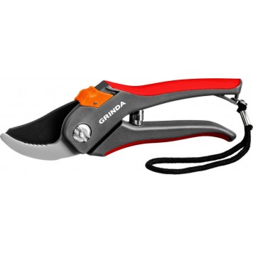 8-423102_z02 | Секатор с двухкомпонентными рукоятками, плоскостной, 205 мм, GRINDA G-26-0